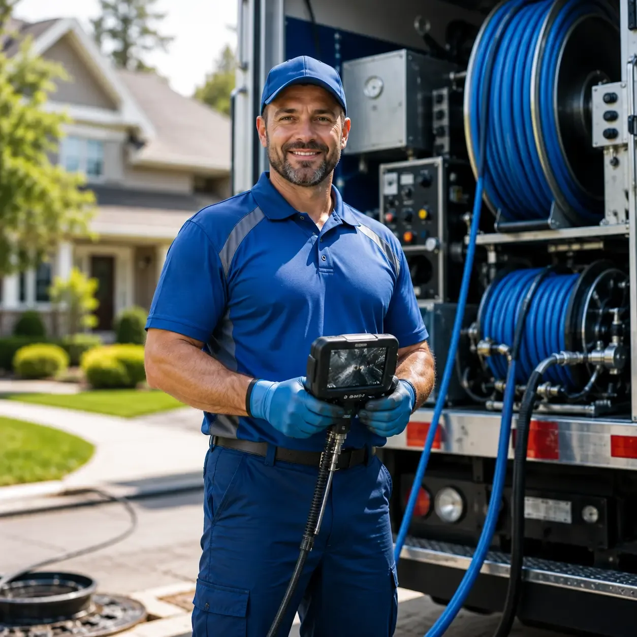 Local outdoor drain cleaning specialists in Stanwood, MI